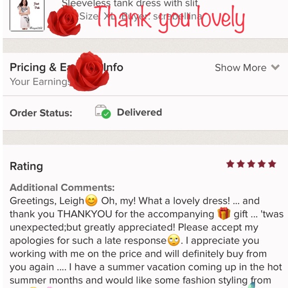 Sleeveless tank dress with slit with review - Picture 2 of 4